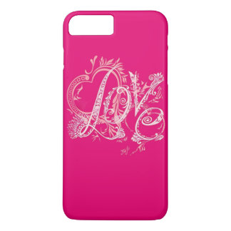 Liebe im heißes Rosa-Fall Case-Mate iPhone Hülle