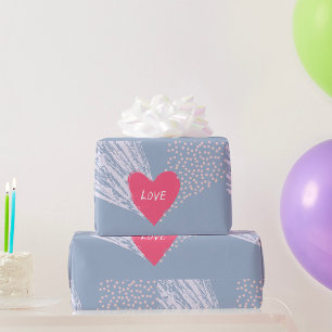 Liebe im Herzen Geschenkpapier