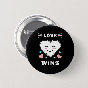 Liebe im Herzen gewinnt Transgender-Preis für LGBT Button