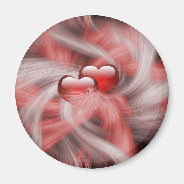 Liebe im Herzen Magnet (Vorne)