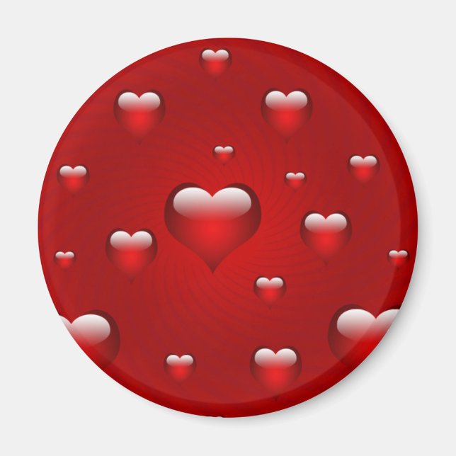 Liebe im Herzen Magnet (Vorne)