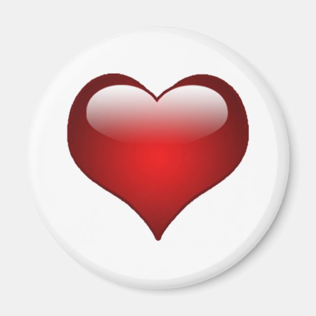 Liebe im Herzen Magnet (Vorne)