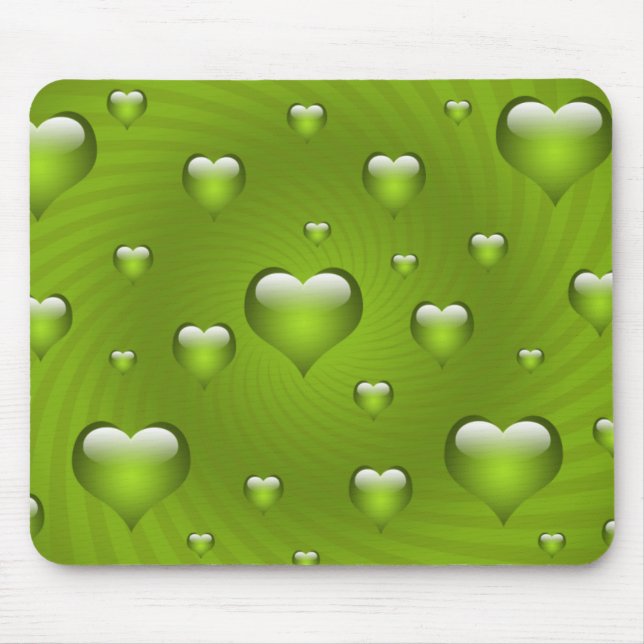 Liebe im Herzen Mousepad (Vorne)