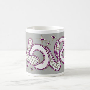 Liebe im Stil der 1960er Jahre Kaffeetasse