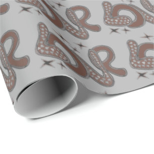 Liebe im Stil der 60er Jahre Geschenkpapier