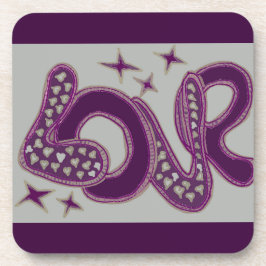 Liebe im Stil der 60er Jahre Untersetzer