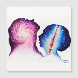 Liebe im Universum der Liebe Magnetkarte