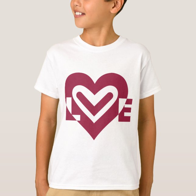 Liebe im Wein Lila T-Shirt (Vorderseite)