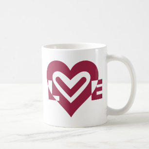 Liebe im Wein Lila Tasse