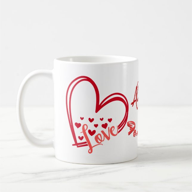Liebe - Immer und immer Mu Kaffeetasse (Links)