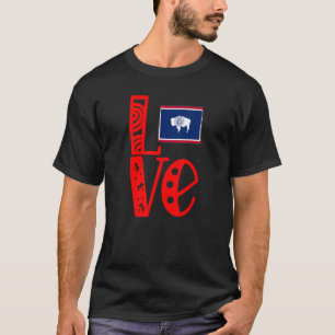Liebe in Blockbuchstaben T-Shirt