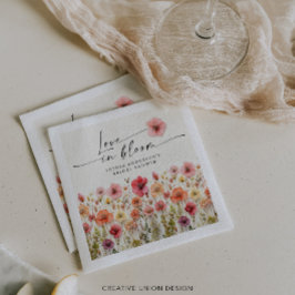 Liebe in Bloom Brautparty Napkins Serviette