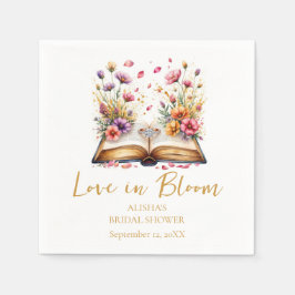 Liebe in Bloom Brautparty Napkins Serviette