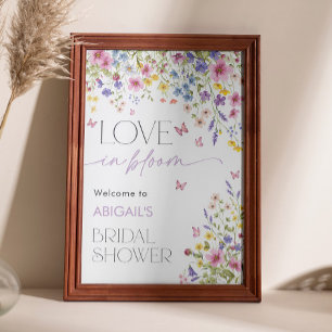 Liebe in Bloom Butterfly Bridal Willkommen 24x36 Poster