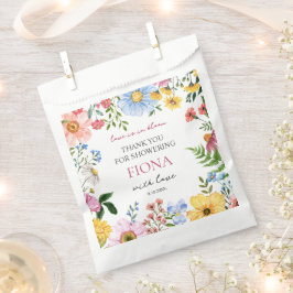 Liebe in Bloom Wildblume Brautparty Vielen Dank Geschenktütchen