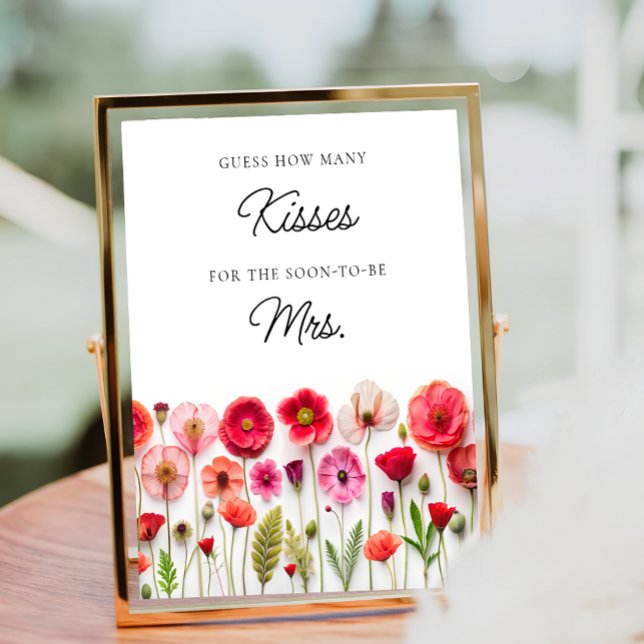 Liebe in Bloom Wildblume Wie viele Kisses Game Poster (Von Creator hochgeladen)