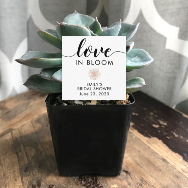 Liebe in blühenden Blume Brautparty favorisieren T Begleitkarte (Von Creator hochgeladen)