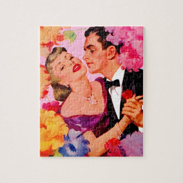Liebe in Blüte Puzzle (Vertikal)
