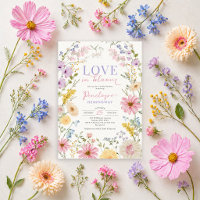 Liebe in Blüte - Sanfte Pastell-Wildblumen-Hochzei