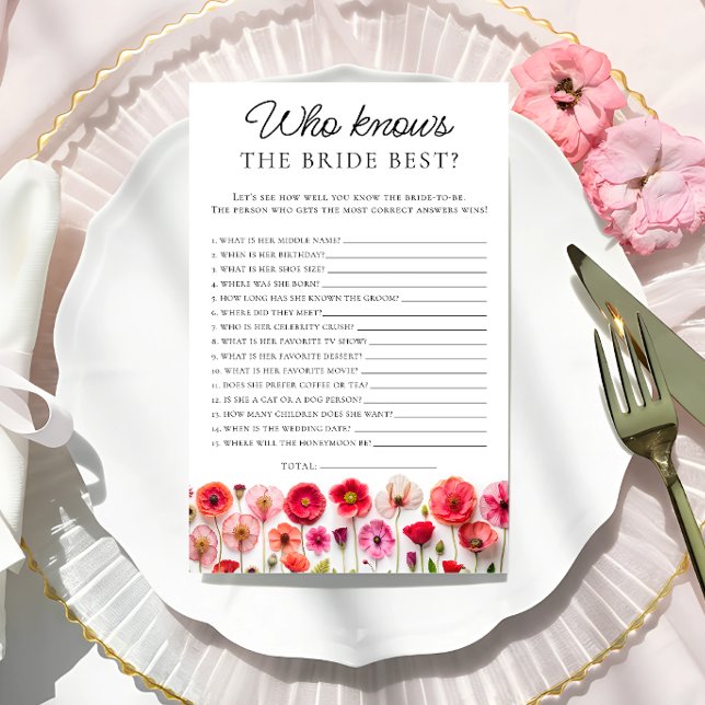 Liebe in Boom, der Braut das beste Duschspiel kenn (Von Creator hochgeladen)