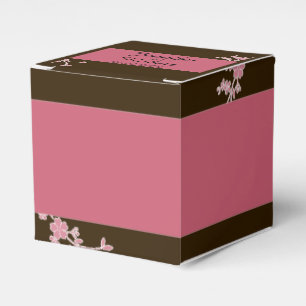 Liebe in der Gastgeschenk Hochzeit Blütenkirsche Geschenkschachtel
