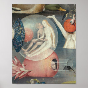 Liebe in der Hölle von Hieronymus Bosch Poster