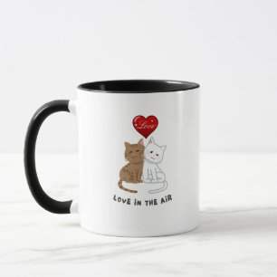 Liebe in der Luft lustiger Kaffeebecher Tasse