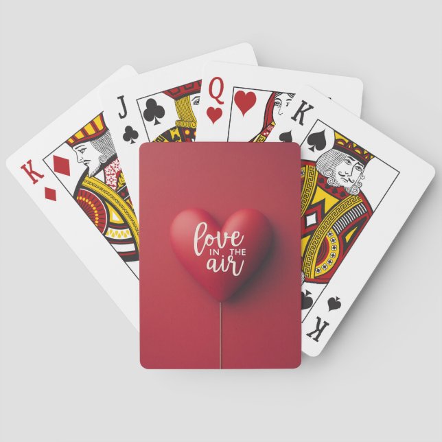 Liebe in der Luft Spielkarten (Rückseite)