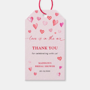 Liebe in der Luft Valentins Hochzeitsshower Geschenkanhänger