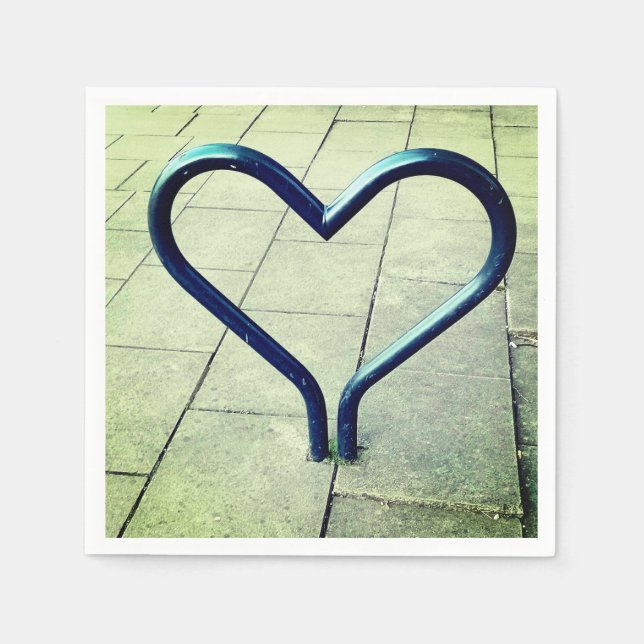 Liebe in der Stadt Serviette (Vorderseite)