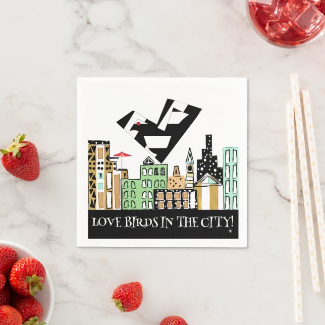 LIEBE IN DER STADT SERVIETTE (Beispiel)