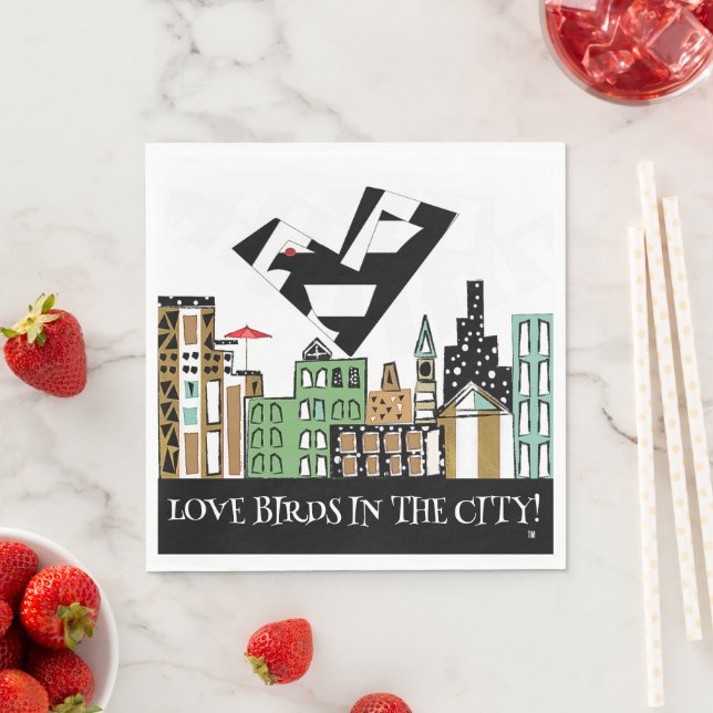 LIEBE IN DER STADT SERVIETTE (Beispiel)