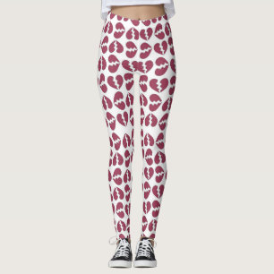 Liebe in Druckmuster Leggings