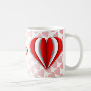 Liebe in Ebenen Kaffeetasse
