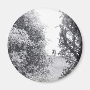 Liebe in einem Foto Magnet