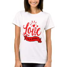 Liebe in einem Shirt, Valentine Hearts & Liebe Fra