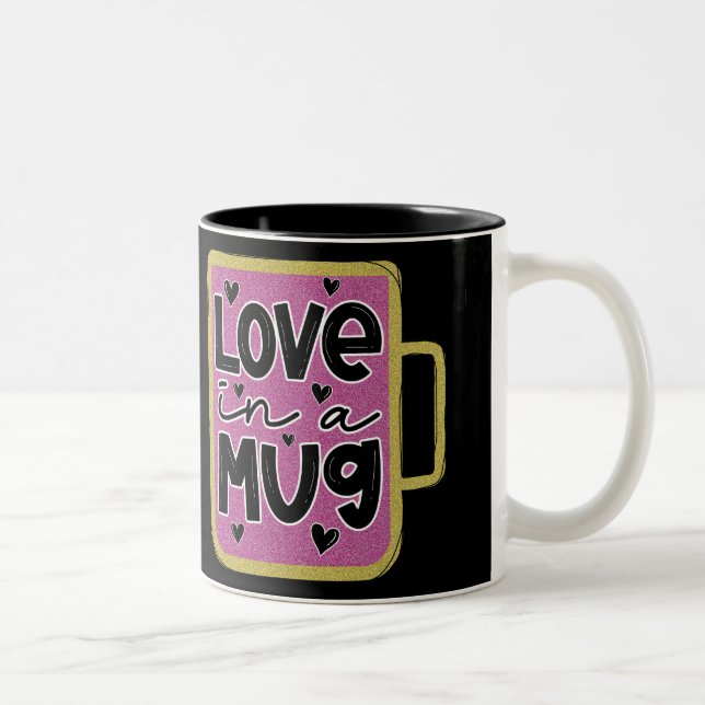 Liebe in einer Tasse Valentine (Rechts)