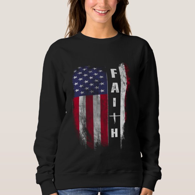 Liebe in Faith unisex Liebe in Faith American Sweatshirt (Vorderseite)