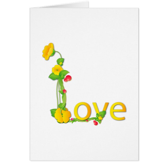 Liebe in Gelbblumen (Vorne)