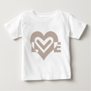 Liebe in Grau Baby T-shirt
