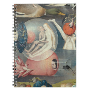 Liebe in Hölle von Hieronymus Bosch Notizblock