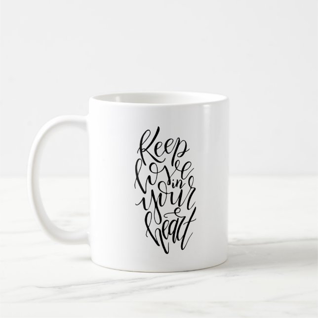 Liebe in Ihrer Tasse behalten (Links)