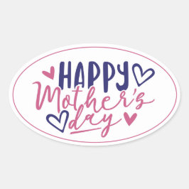 Liebe in jedem Buchstaben Ovaler Aufkleber