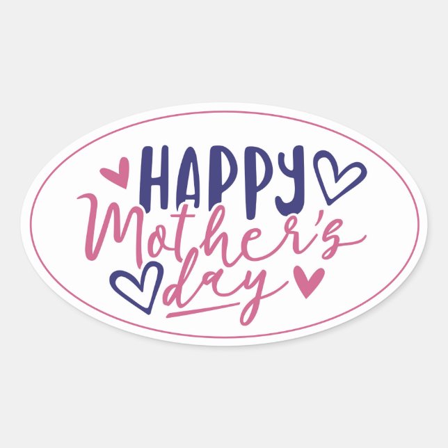 Liebe in jedem Buchstaben Ovaler Aufkleber (Vorderseite)