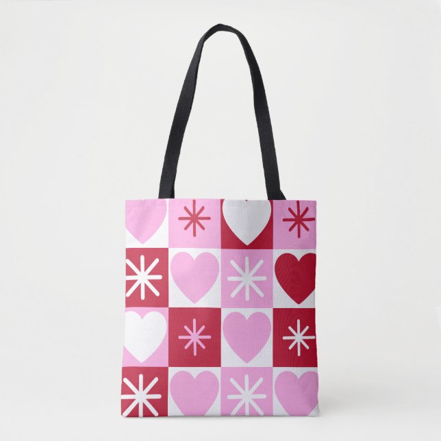 Liebe in jedem Square Totbeutel (Vorderseite)