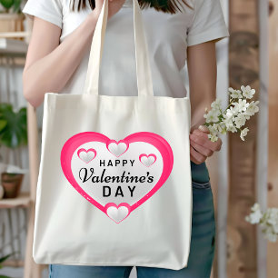 Liebe in jedem Stich: Valentinstag Totbeutel Tragetasche