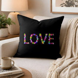 Liebe in jeder Form | Inspirierendes Achempong-Des Kissen