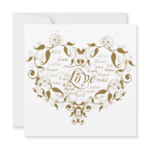 Liebe in jeder Sprache - Einladung zur Hochzeit vo