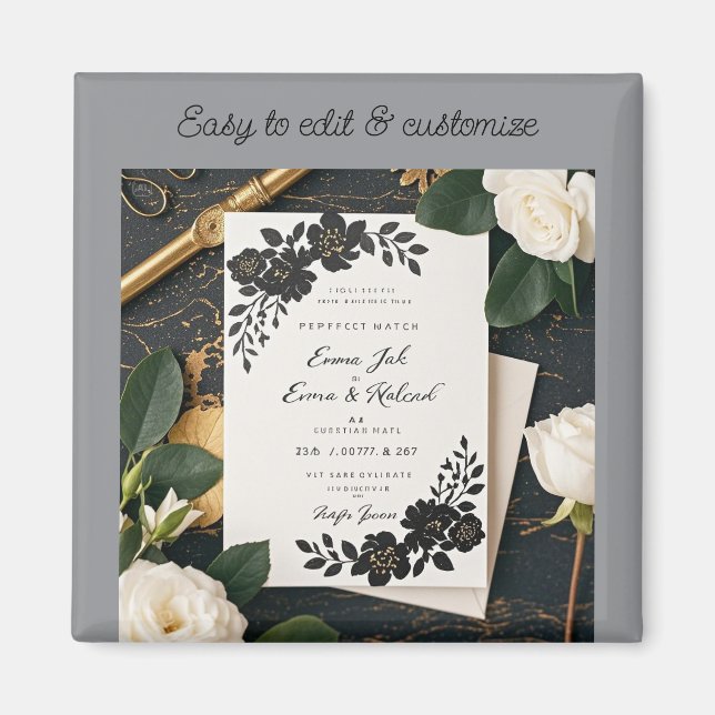 Liebe in Kunst verwandeln Magnet (Vorne)