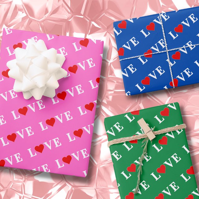 LIEBE in LIEBE verpackt mit LIEBE Alle Zweck Geschenkpapier Set (Von Creator hochgeladen)
